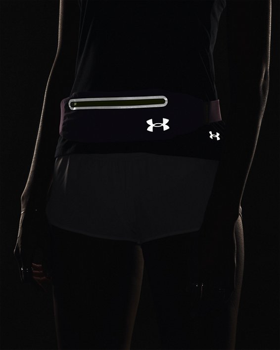 UA Flex Speedpocket Run Belt in Purple image number 6